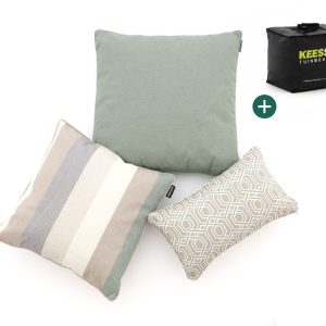 Dekokissen Set Modern Graphic Green