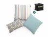Dekokissen Set Retro Waves Blue
