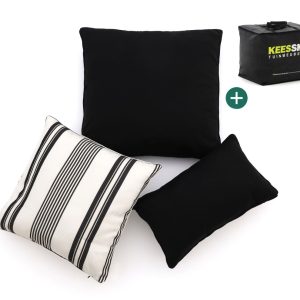 Dekokissen Set Timeless Stripe Black