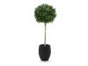 Designplants/Luca Lifestyle Buchsbaum Kugel Kunstbaum (h:110 cm) mit Grigio Tall Balloon Blumentopf