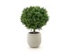 Designplants/Luca Lifestyle Buchsbaum Kugel Kunstpflanze (h:50 cm) mit Grigio Balloon Blumentopf