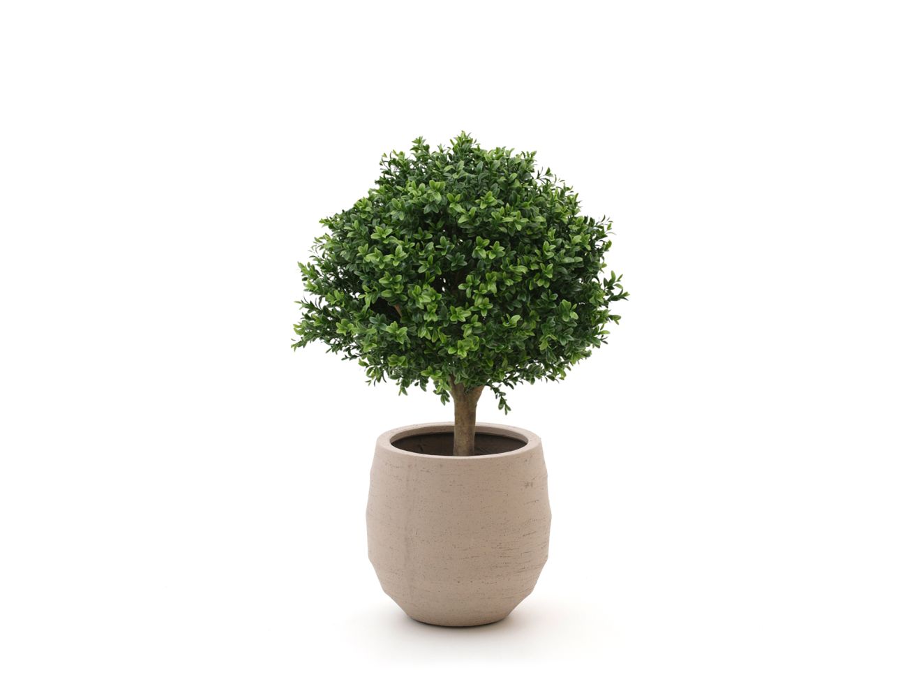 Designplants/Luca Lifestyle Buxus Kugel Kunstpflanze (h:40 cm) mit Bordo Balloon Blumentopf