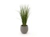 Designplants/Luca Lifestyle Gras Kunstpflanze (h:80 cm) mit Bordo Balloon Blumentopf