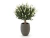 Designplants/Luca Lifestyle Lavendel Kugel Kunstpflanze (h:60 cm) mit Bordo Tall Balloon Blumentopf