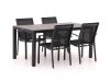 Forza Altea/Fidenza 160 cm Gartenmöbel-Set 5-teilig stapelbar