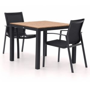 Forza Altea/Fidenza 90 cm Gartenmöbel-Set 3-teilig stapelbar