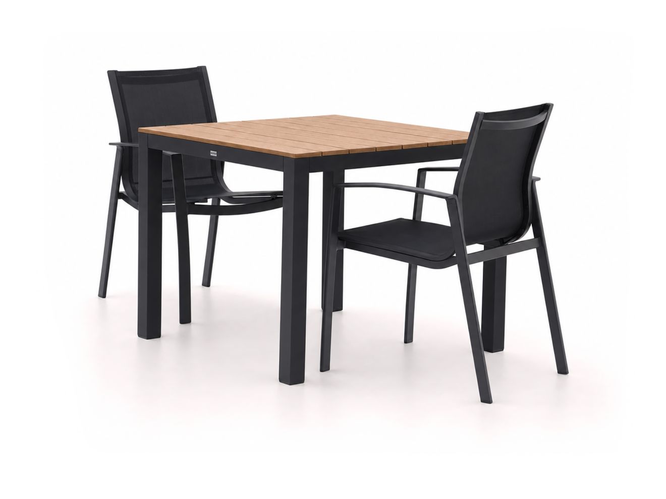 Forza Altea/Fidenza 90 cm Gartenmöbel-Set 3-teilig stapelbar