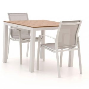 Forza Altea/Fidenza 90 cm Gartenmöbel-Set 3-teilig stapelbar