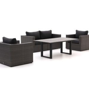 Forza Barolo/Fidenza 160 cm Esstisch Lounge-Set 4-teilig
