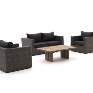 Forza Barolo/ROUGH-L 120 cm Sessel-Sofa Lounge-Set 4-teilig
