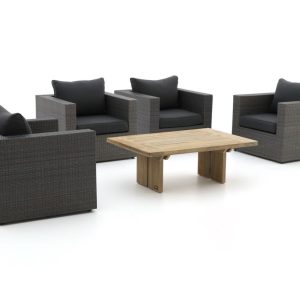 Forza Barolo/ROUGH-L Sessel Lounge-Set 5-teilig