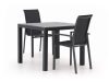 Forza Centallo/Fidenza 90 cm Gartenmöbel-Set 3-teilig stapelbar