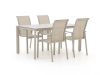 Forza Centallo/Sestino 160 cm Gartenmöbel-Set 5-teilig stapelbar
