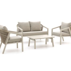 Forza Iseo Sessel-Sofa Lounge-Set 4-teilig