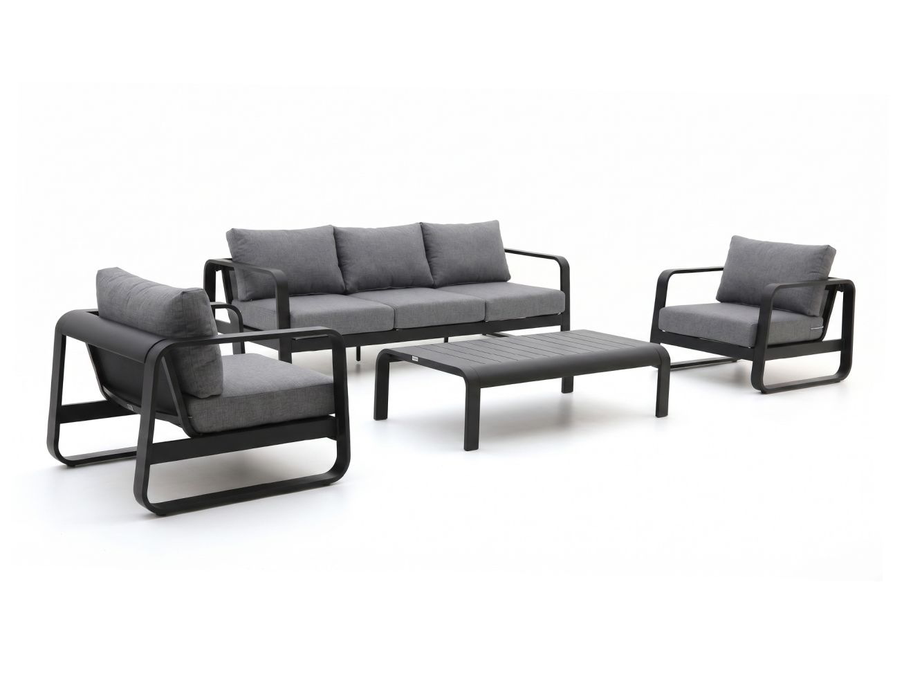 Forza Liri Sessel-Sofa Lounge-Set 4-teilig
