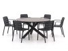 Forza Narni/Fidenza ø 149 cm Gartenmöbel-Set 7-teilig stapelbar