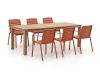 Forza Narni/ROUGH-S 220 cm Gartenmöbel-Set 7-teilig stapelbar