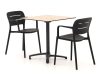 Forza Pazzia/Canzo 70 cm Gartenmöbel-Set 3-teilig stapelbar