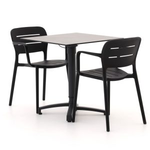 Forza Pazzia/Canzo 70 cm Gartenmöbel-Set 3-teilig verstelbar