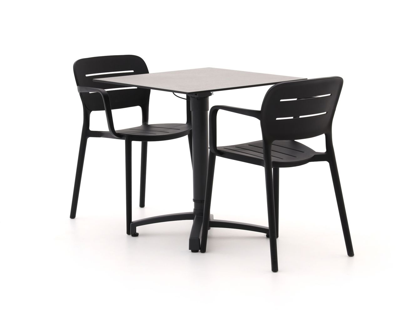 Forza Pazzia/Canzo 70 cm Gartenmöbel-Set 3-teilig verstelbar