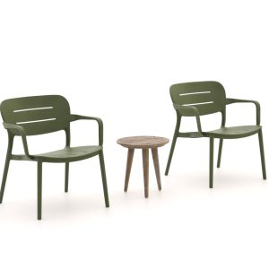 Forza Pazzia/ROUGH-K Balkonmöbel-Set 3-teilig