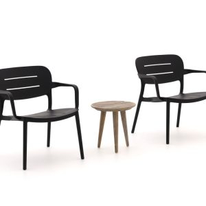 Forza Pazzia/ROUGH-K Balkonmöbel-Set 3-teilig