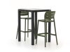 Forza Pazzia/Trecenta 75 cm Gartenbar-Set 3-teilig stapelbar