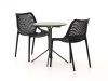 Forza Ripi/Aziano ø 60 cm Balkon-Set 3-teilig stapelbar