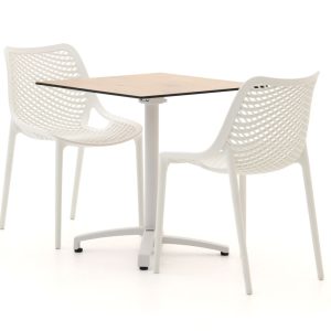 Forza Ripi/Canzo 70 cm Gartenmöbel-Set 3-teilig stapelbar klappbar
