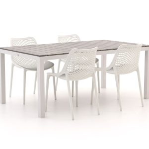 Forza Ripi/Fidenza 183 cm Gartenmöbel-Set 5-teilig stapelbar