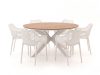 Forza Ripi/Fidenza ø 149 cm Gartenmöbel-Set 7-teilig stapelbar
