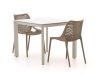 Forza Ripi/Sestino 90 cm Gartenmöbel-Set 3-teilig stapelbar