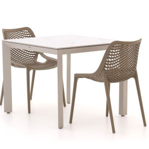 Forza Ripi/Sestino 90 cm Gartenmöbel-Set 3-teilig stapelbar