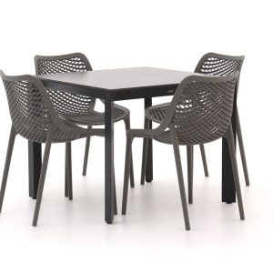 Forza Ripi/Sestino 90 cm Gartenmöbel-Set 5-Teilig Stapelbar