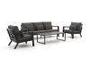 Forza Sarnico Sessel-Sofa Lounge-Set 4-teilig