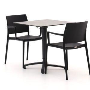 Forza Sile/Canzo 70 cm Gartenmöbel-Set 3-teilig verstelbar