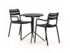 Forza Vico/Aziano ø 60 cm Gartenmöbel-Set 3-teilig stapelbar