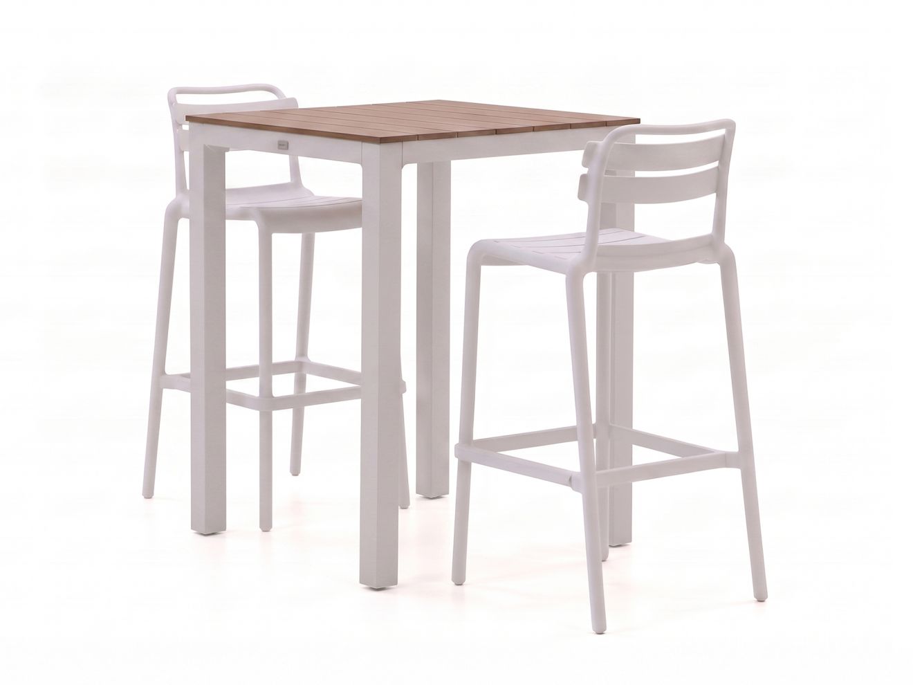 Forza Vico/Fidenza 80 cm Gartenbar-Set 3-teilig