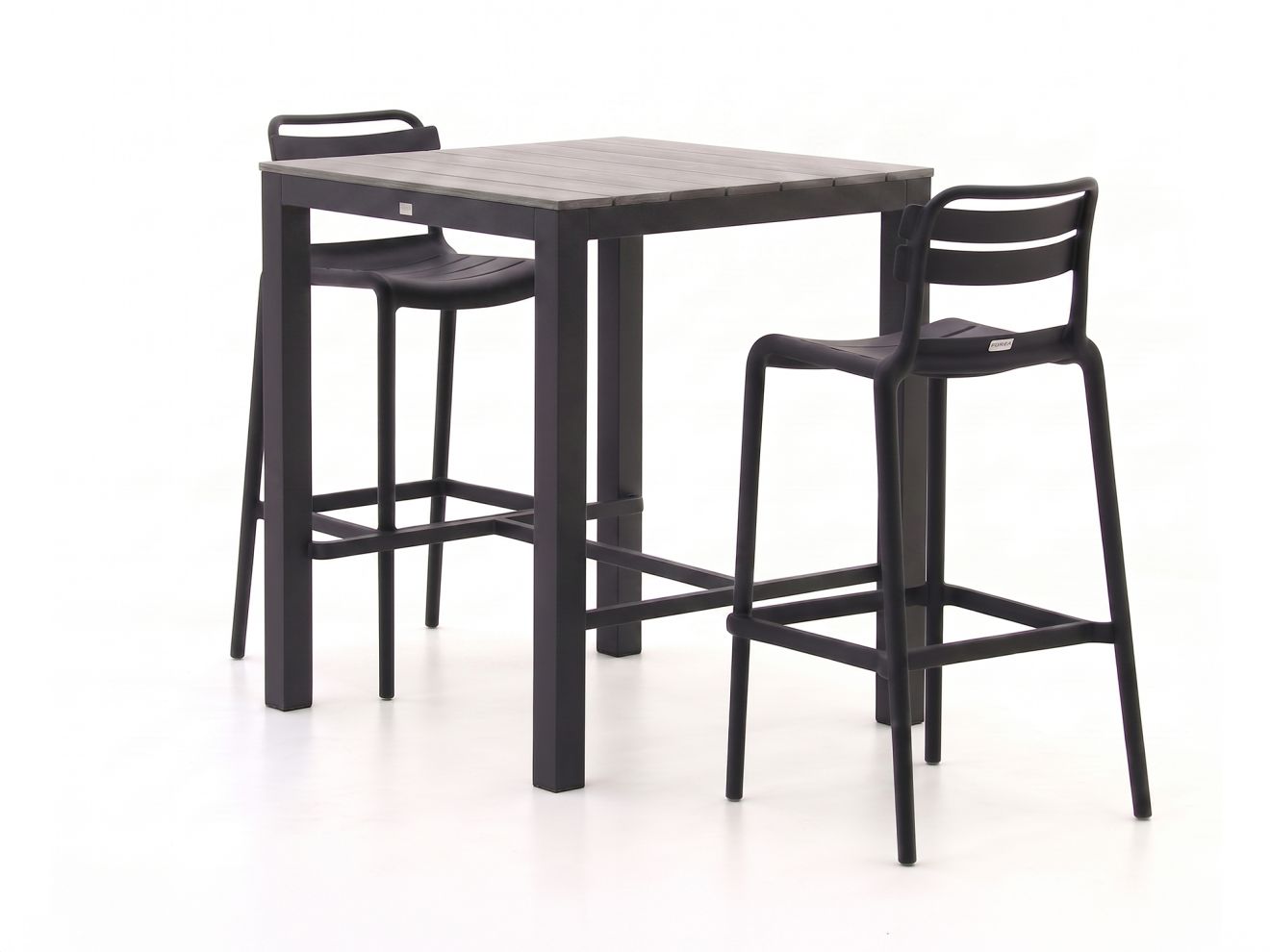 Forza Vico/Fidenza 80 cm Gartenbar-Set 3-teilig