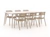 Forza Vico/Sora 220 cm Gartenmöbel-Set 7-teilig stapelbar