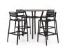 Forza Vico/Tritoni ø 110 cm Gartenbar-Set 5-teilig