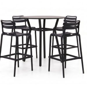 Forza Vico/Tritoni ø 110 cm Gartenbar-Set 5-teilig