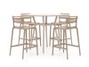 Forza Vico/Tritoni ø 110 cm Gartenbar-Set 5-teilig