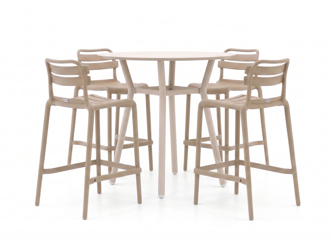 Forza Vico/Tritoni ø 110 cm Gartenbar-Set 5-teilig