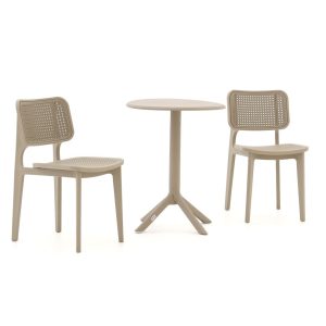 Forza Xitta/Rieti ø 60 cm Balkon-Set 3-teilig