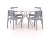 Forza Xitta/Sora ø 127 cm Gartenmöbel-Set 5-teilig