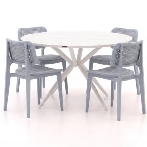 Forza Xitta/Sora ø 127 cm Gartenmöbel-Set 5-teilig