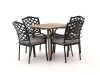 Hartman Berkeley/ROUGH-K 90 cm Gartenmöbel-Set 5-teilig