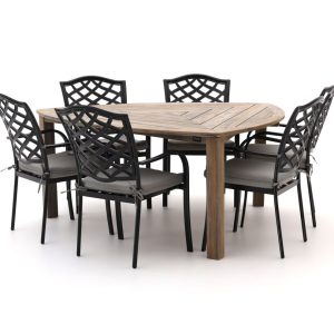 Hartman Berkeley/Triangular 170 cm Gartenmöbel-Set 7-teilig