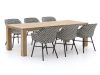 Hartman Delphine/ROUGH-X 240 cm Gartenmöbel-Set 7-teilig
